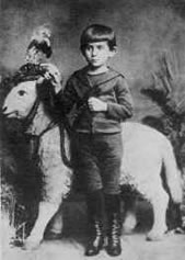 Franz Kafka at the age of 5